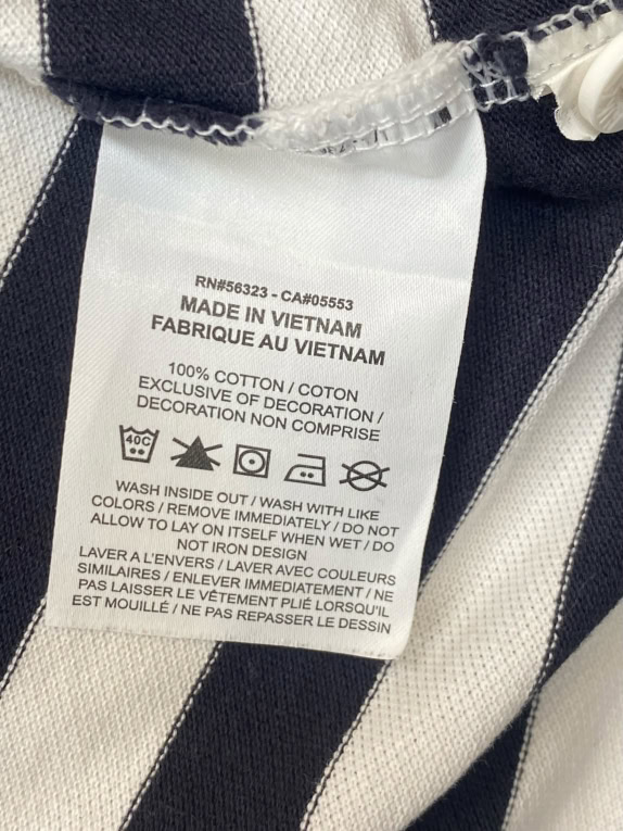 Nike Polo Ριγέ Logo Μπλε Λευκό Unisex L