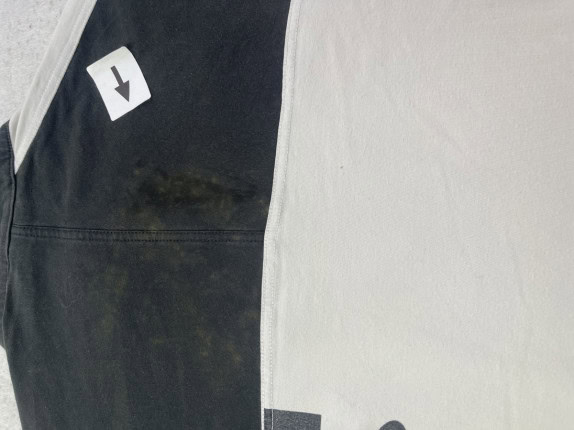 1990s NIKE POLO SHIRT SPORTSWEAR ΜΑΥΡΟ ΛΕΥΚΟ ΚΙΤΡΙΝΟ ΑΝΤΡΙΚΟ PRE OWNED L