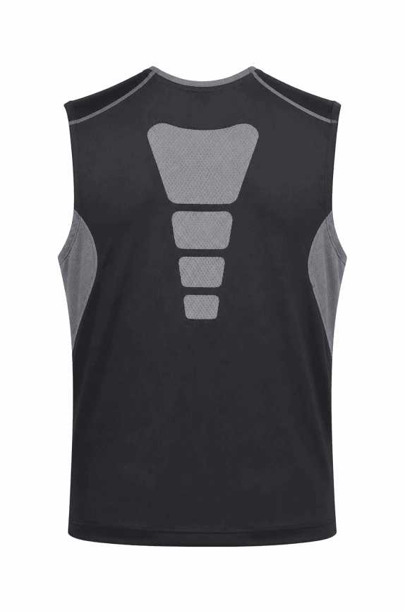 NIKE PRO ΑΘΛΗΤΙΚΟ ΑΜΑΝΙΚΟ ΜΠΛΟΥΖΑΚΙ MINIMAL ΜΑΥΡΟ ΑΝΤΡΙΚΟ PRE OWNED L
