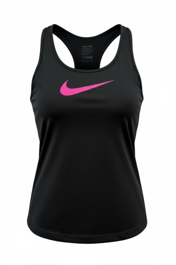 Nike Pro Αθλητικό Tank Top Dri-Fit Λογότυπο Μαύρο Γυναικείο S