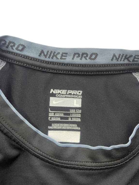 NIKE PRO COMPRESSION T SHIRT ΜΑΥΡΟ ΑΝΤΡΙΚΟ PRE OWNED L