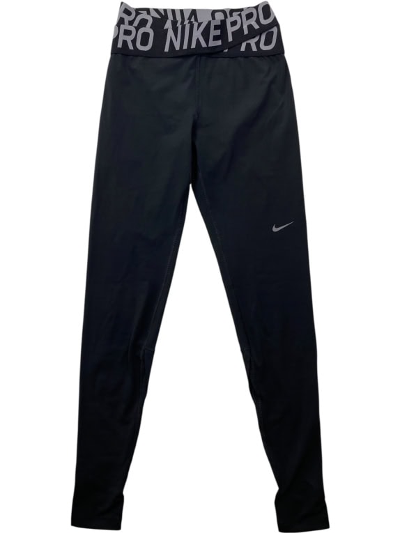 Nike Pro Dri-FIT Αθλητικό Κολάν Logo Μαύρο Γυναικείο XS
