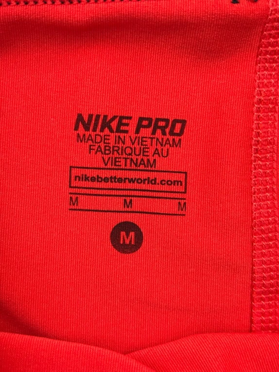 NIKE PRO ΚΑΠΡΙ ΚΟΛΑΝ ΑΘΛΗΤΙΚΟ ΚΟΚΚΙΝΟ ΓΥΝΑΙΚΕΙΟ PRE OWNED M