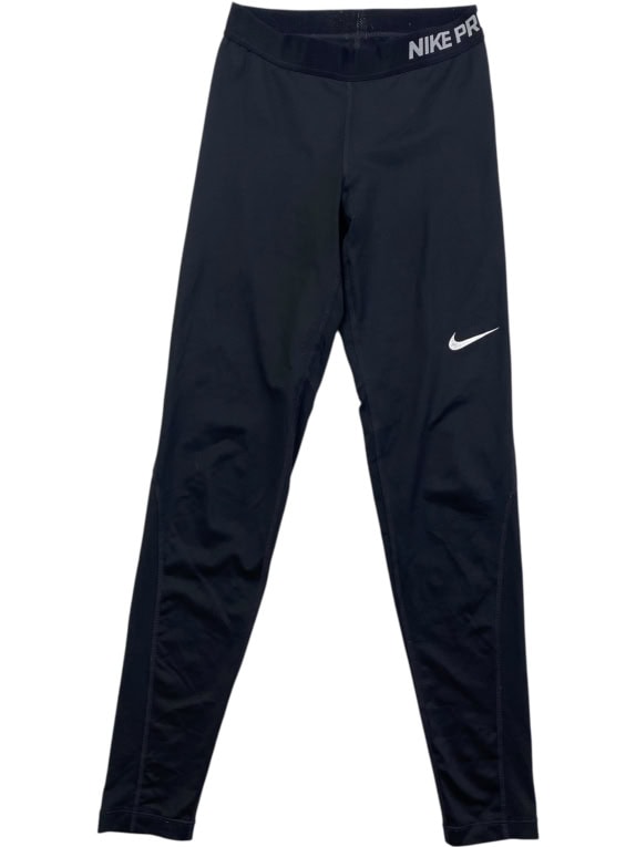 NIKE Pro Κολάν Athletic Logo Μαύρο Γυναικείο S