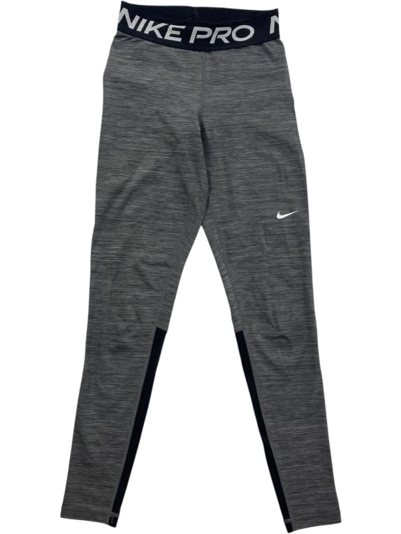 Nike Pro leggings sportivi Dri-FIT con logo grigi da donna XS