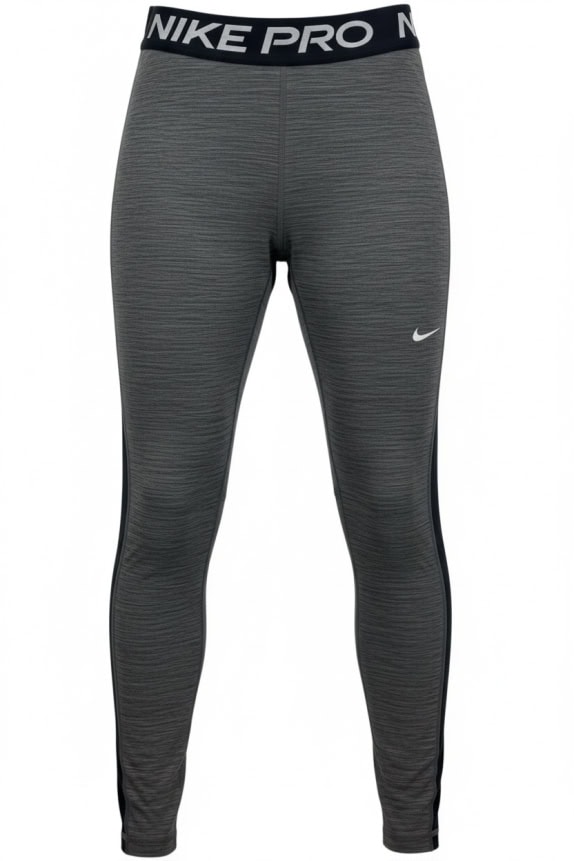 Nike Pro Κολάν Αθλητικό Dri-FIT Λογότυπο Γκρι Γυναικείο XS
