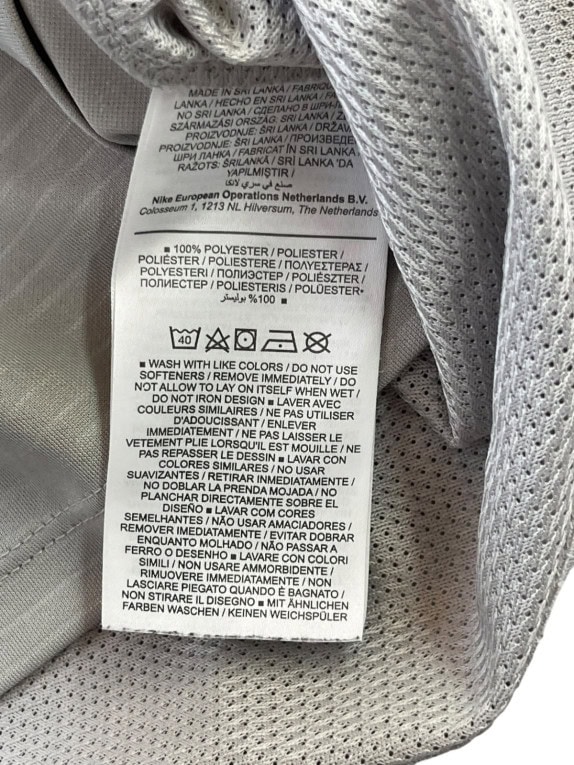 NIKE ΠΡΟΠΟΝΗΤΙΚΗ ΜΠΛΟΥΖΑ SPORTSWEAR ΓΚΡΙ ΠΕΤΡΑ ΑΝΤΡΙΚΟ PRE OWNED M