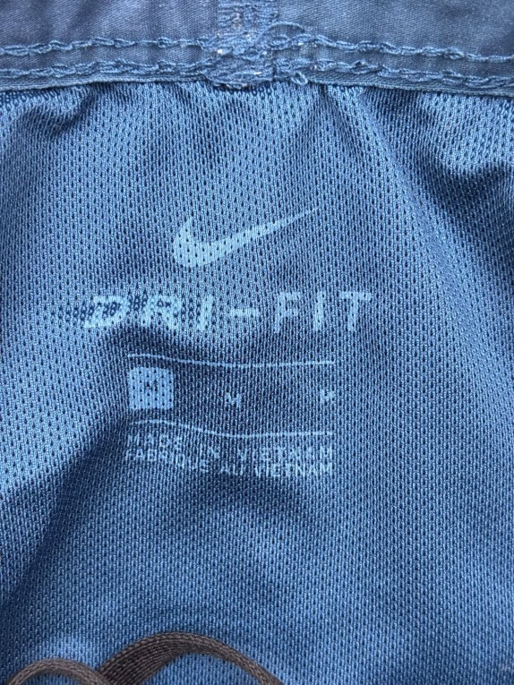 NIKE SHORTS RUNNING SPORTSWEAR BLU PETROLIO UOMO PRE OWNED