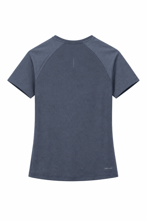 NIKE RUNNING T SHIRT SPORTY GREY WOMEN PRE OWNED M