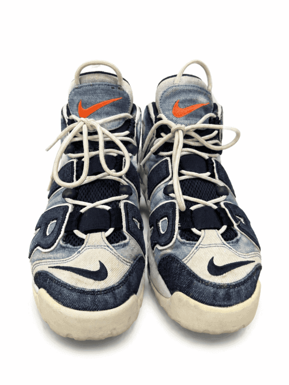 Nike Air More Uptempo 96 Denim 2019 SNEAKERS STREETWEAR BLUE MEN PRE OWNED EU 42.5