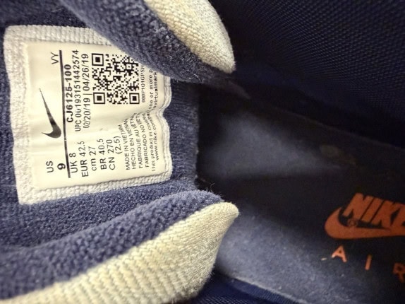 Nike Air More Uptempo 96 Denim 2019 SNEAKERS STREETWEAR BLUE MEN PRE OWNED EU 42.5