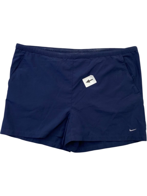NIKE SHORTS ATHLETIC MINIMAL BLU UOMO PRE OWNED M