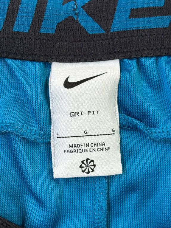 NIKE SHORTS DOPPIO COLORE BLU UOMO PRE OWNED L