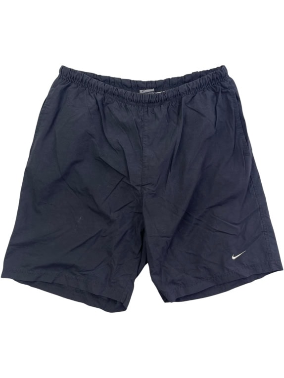 NIKE BOARD SHORTS Y2K EMBROIDERED LOGO BLACK UNISEX M