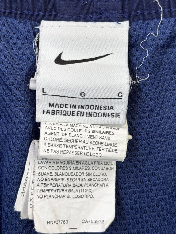 NIKE SHORTS SPORTSWEAR BLU UOMO PRE OWNED L