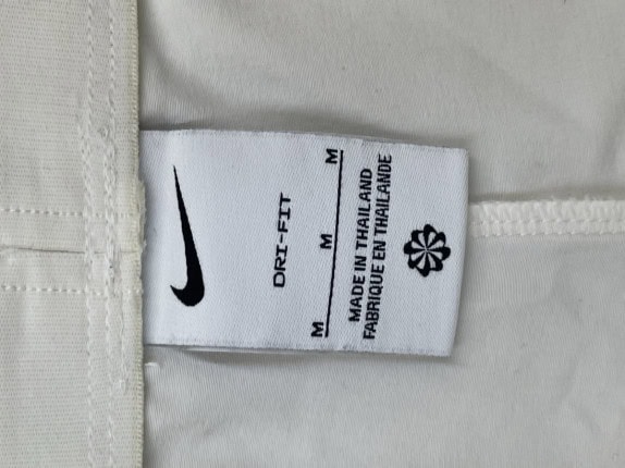 NIKE SHORTS TRAINING MINIMAL CREAM UOMO PRE OWNED M