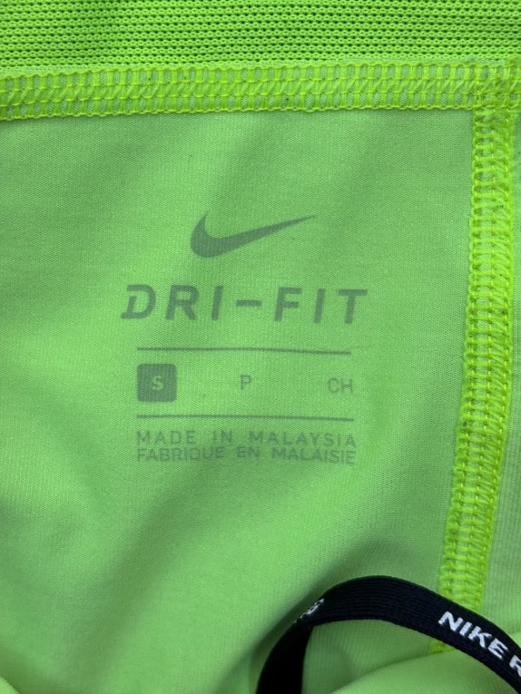 NIKE ΣΟΡΤΣ ΤΡΕΞΙΜΑΤΟΣ ATHLETIC ΜΑΥΡΟ LIME ΓΥΝΑΙΚΕΙΟ PRE OWNED S