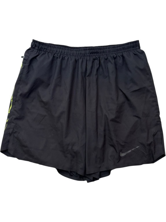 NIKE RUNNING SHORTS ATHLETIC BLACK MEN PRE OWNED S
