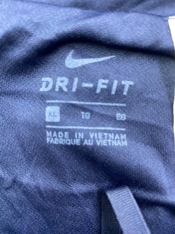 NIKE RUNNING SHORTS DRI-FIT LOGO BLUE WOMEN XL