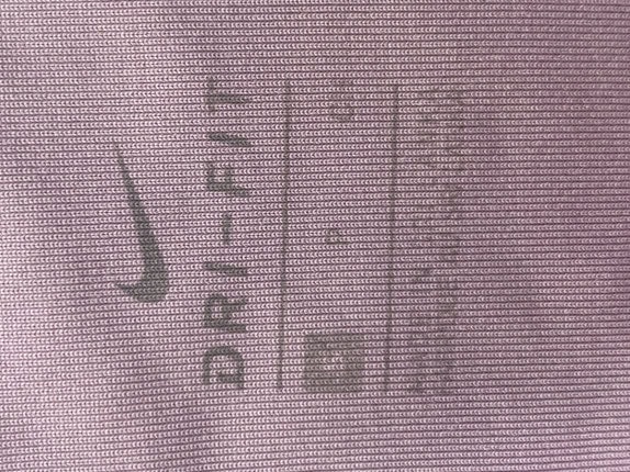 NIKE REGGISENO SPORTIVO MINIMAL LILLA DONNA PRE OWNED M