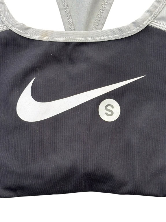 NIKE SPORTS BRA MINIMAL NERO DONNA PRE OWNED S