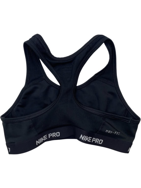 NIKE SPORTS BRA SPORTSWEAR BLACK WOMEN PRE OWNED XS