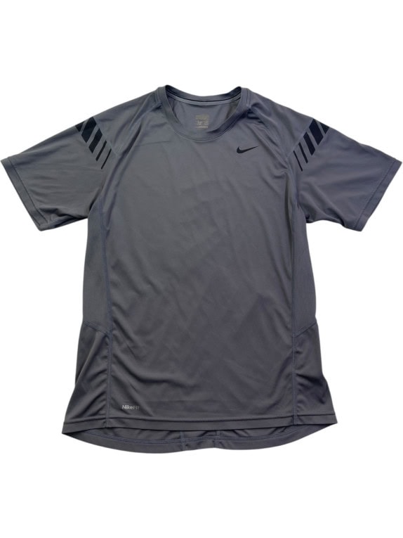 NIKE SPORTS TEE MINIMAL GRIGIO UOMO PRE OWNED M