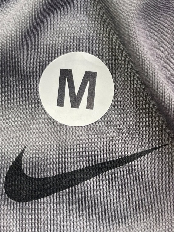 NIKE SPORTS TEE MINIMAL GRIGIO UOMO PRE OWNED M
