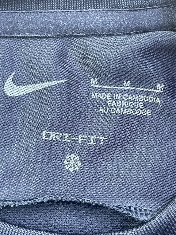 NIKE SPORTSWEAR TEE MINIMAL NAVY UOMO PRE OWNED M