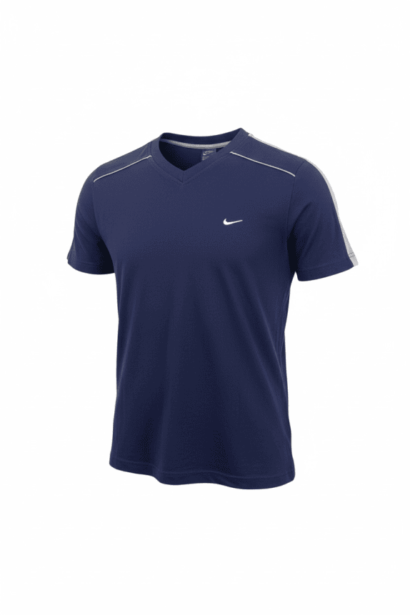 NIKE T-SHIRT con logo ricamato anni \'90 blu unisex L