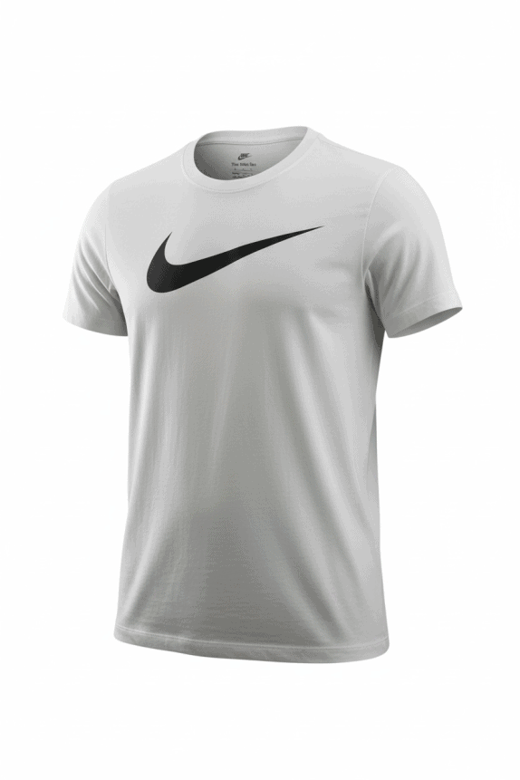 NIKE T-SHIRT CASUAL LOGO WHITE MENS S