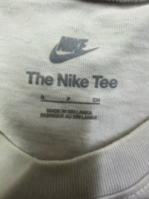 NIKE T-SHIRT CASUAL LOGO BIANCA UOMO S