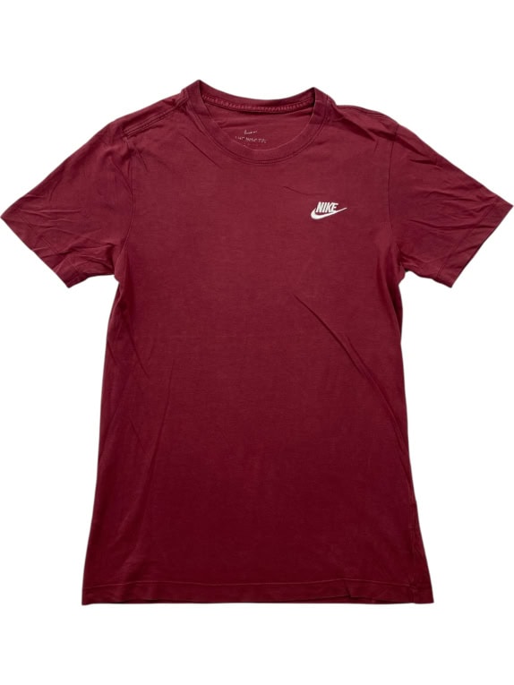 NIKE T-SHIRT CASUAL ΜΕ ΚΕΝΤΗΤΟ LOGO ΜΠΟΡΝΤΟ ΑΝΔΡΙΚΟ MEDIUM