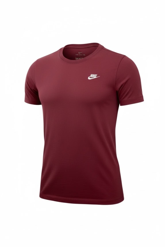 NIKE T-SHIRT CASUAL ΜΕ ΚΕΝΤΗΤΟ LOGO ΜΠΟΡΝΤΟ ΑΝΔΡΙΚΟ MEDIUM