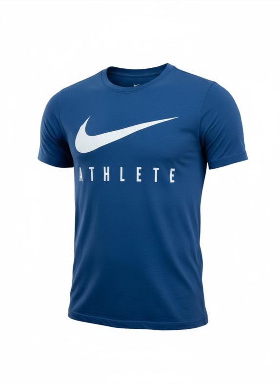 NIKE T-SHIRT DRI-FIT ATHLETE SWOOSH BLUE ΑΝΔΡΙΚΟ XS