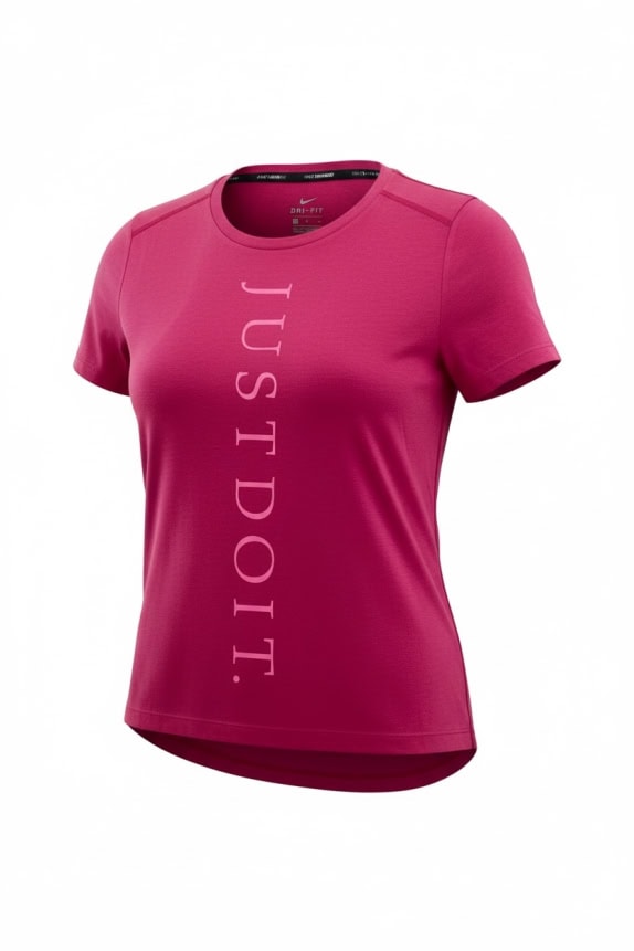 NIKE T-SHIRT DRI-FIT JUST DO IT ΦΟΥΞΙΑ ΓΥΝΑΙΚΕΙΟ S