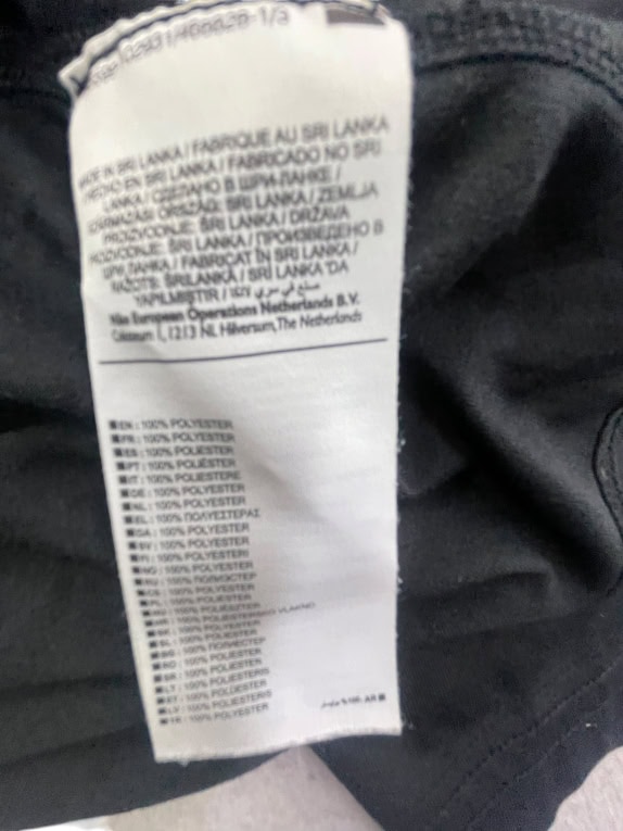 NIKE T-SHIRT DRI-FIT JUST DO IT LOGO BLACK MEN'S S
