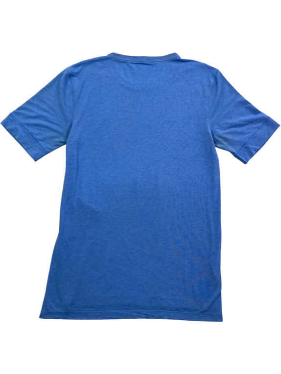 NIKE T-SHIRT DRI-FIT LOGO BLUE MENS M