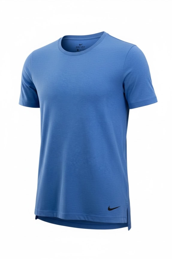 NIKE T-SHIRT DRI-FIT LOGO BLU DA UOMO M