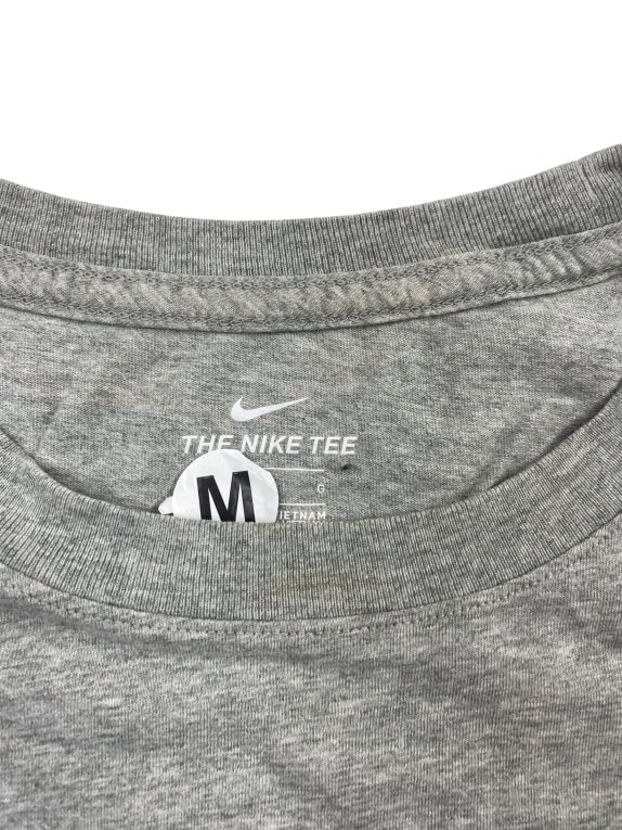 Nike Grey T-Shirt Big Logo Short Sleeve Men’s M