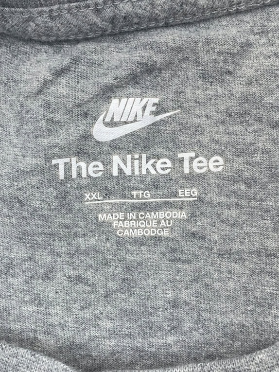 NIKE MAGLIETTA GRAPHIC GRIGIA UOMO PRE OWNED XXL