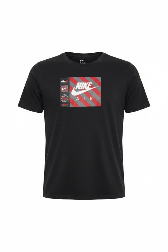 NIKE T SHIRT GRAPHIC BLACK MEN PRE OWNED M