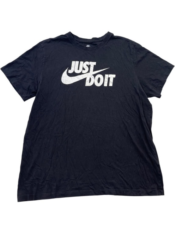 NIKE T SHIRT GRAPHIC ΜΑΥΡΟ ΑΝΤΡΙΚΟ PRE OWNED XL