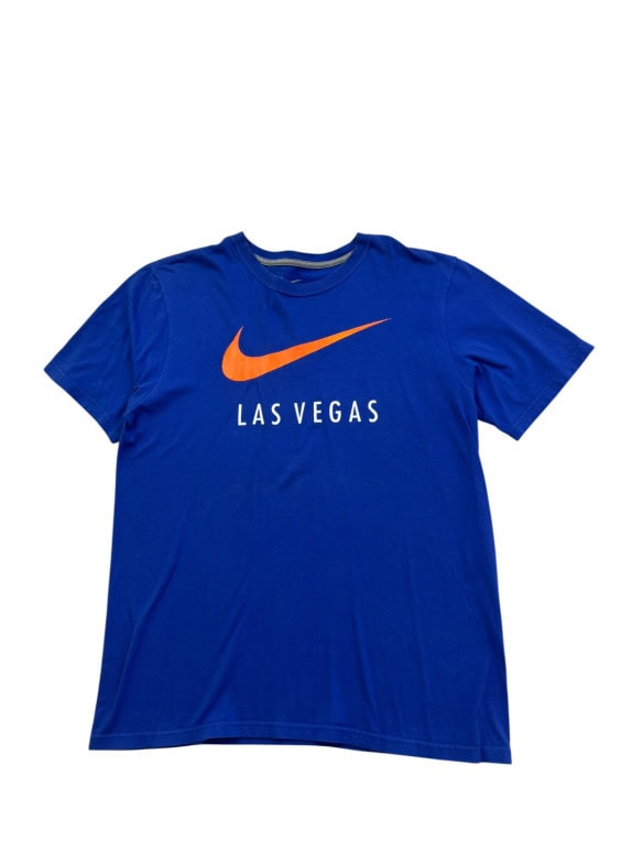 NIKE T SHIRT GRAFICA BLU UOMO PRE OWNED M