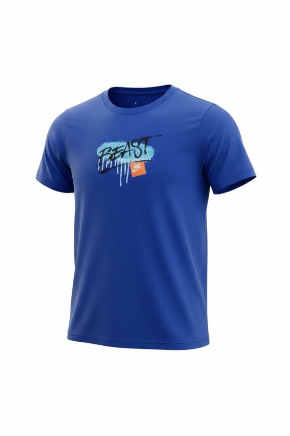 NIKE T SHIRT GRAPHIC ΜΠΛΕ ΑΝΤΡΙΚΟ PRE OWNED S