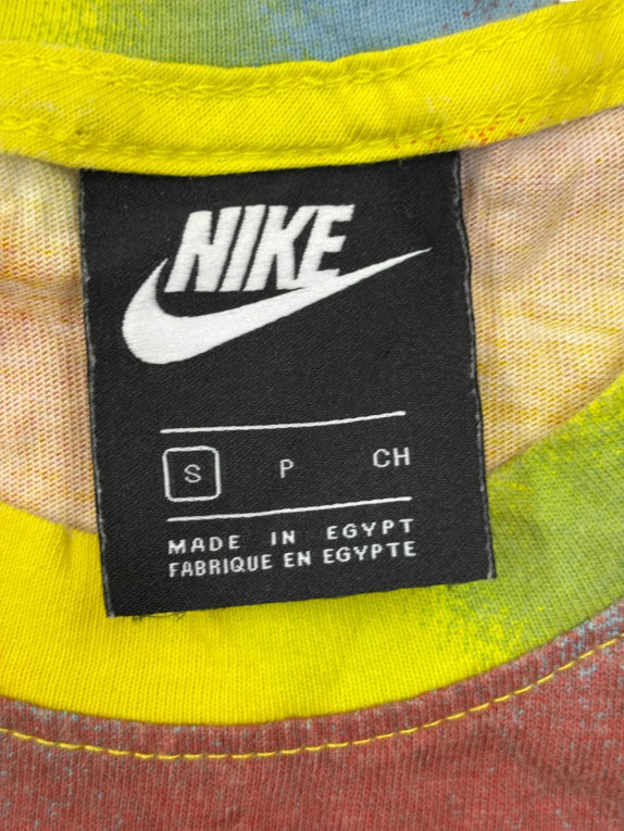 NIKE T SHIRT GRAPHIC MULTICOLOR MEN PRE OWNED S
