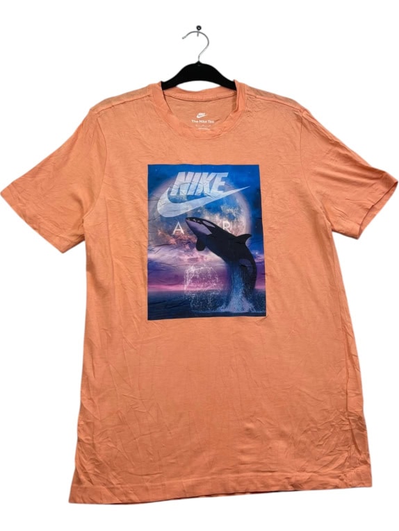 NIKE T-SHIRT GRAFICA ARANCIONE UNISEX M usata
