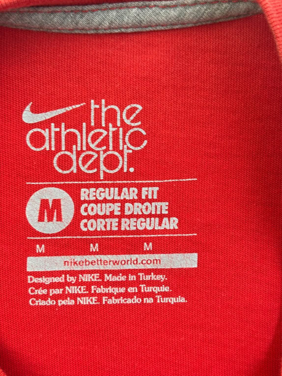 NIKE T SHIRT GRAPHIC SPORTSWEAR ΚΟΚΚΙΝΟ ΑΝΤΡΙΚΟ PRE OWNED M