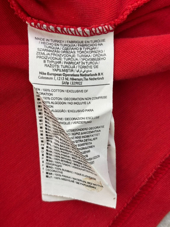 NIKE T SHIRT GRAPHIC SPORTSWEAR ΚΟΚΚΙΝΟ ΑΝΤΡΙΚΟ PRE OWNED M
