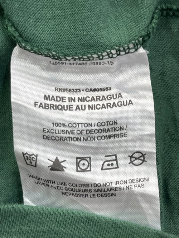 Nike T-Shirt Logo Print Πράσινο Unisex L